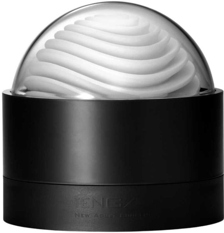 Masturbator Sleeve 'Geo Aqua“ | Tenga 1 St Vibrator