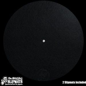 Dr. Suzuki Dr.Suzuki Mix Edition Slipmats zwart (paar) - Slipmat voor draaitafels