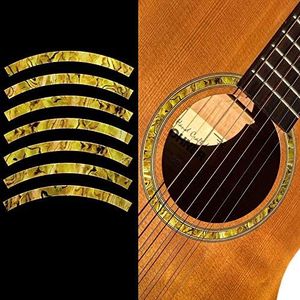 Inlaystickers Akoestische gitaar – Soundhole Rozette/Purfling – Stripe – Ocher RS-244ST-OC