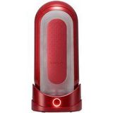 Masturbator 'Flip 0 (Zero) Red Warmer Package“ plus Heizstab | Tenga 1 St Vibrator