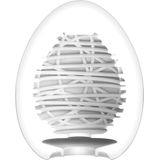 Tenga Egg Sixpack «Silky II» Einmal-Masturbatoren mit stimulierender Struktur (Rillen), 6 St&#252;ck