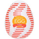 Tenga-Ei Masturbator 'Egg Tube“ mit gerippter Wellen-Struktur 6 St Vibrator