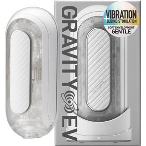 Tenga - FLIP ZERO GRAVITY EV (Electronic Vibration) Wit - Electrische Masturbator - Seksspeeltje voor mannen