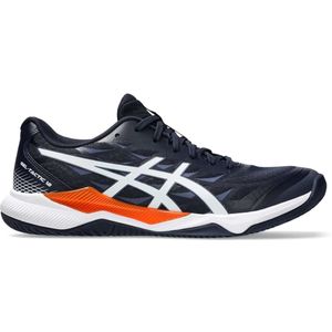Asics gel-tactic 12 in de kleur marine.