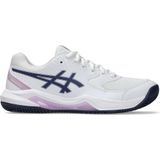 Asics - Gel-Dedicate 8 Clay - Tennisschoenen - Wit - Synthetisch Leder