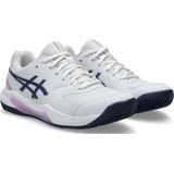 Asics - Gel-Dedicate 8 Clay - Tennisschoenen - Wit - Synthetisch Leder