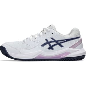 Asics - Gel-Dedicate 8 Clay - Tennisschoenen - Wit - Synthetisch Leder