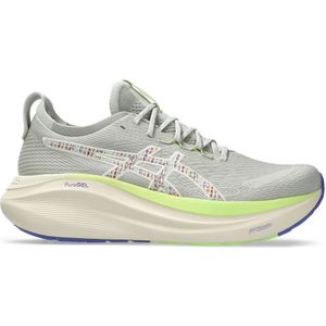Asics - Gel Nimbus 27 TR - Hardloopschoenen - Beige Groen - Comfortabel