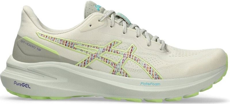Asics - GT-1000 13 TR - Sportschoenen - Beige - Veters - Sportief