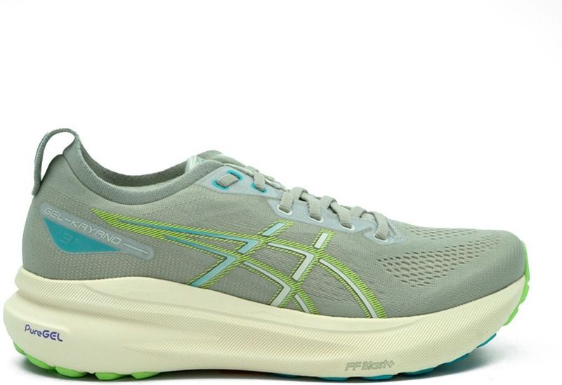 Asics - Gel Kayano 31 - Hardloopschoenen - Grijs Groen Blauw - Stabiliteit
