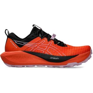 Asics - Gel Trabuco 13 - Damesschoenen - Rood Zwart - Lichtgewicht Schuim