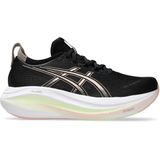 Asics - Gel Nimbus 27 - Damesschoen - Zwart Koraal - Comfortabele Demping