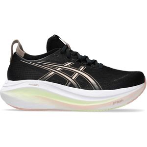Asics - Gel Nimbus 27 - Damesschoen - Zwart Koraal - Comfortabele Demping