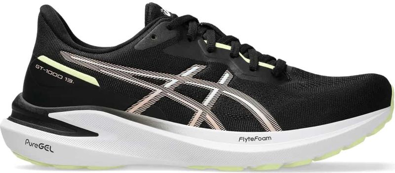 Asics - GT 1000 13 - Hardloopschoenen - Dames - Zwart - Gel™ Technologie