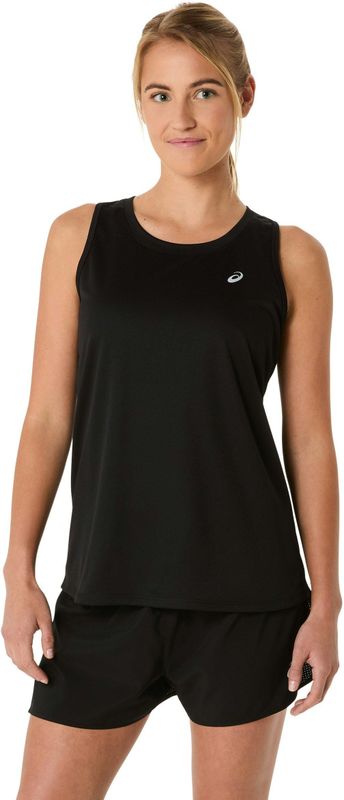 Asics - Core - Tanktop - Zwart - Gemaakt van gerecyclede materialen, sneldrogende stof