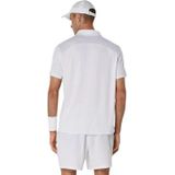 Asics - 2041A340 Polo Hof - Wit - Synthetisch - Korte Mouwen - Duurzaam