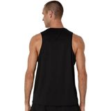 Asics - Core - Mouwloos T-shirt - Zwart - Gerecycled Materiaal