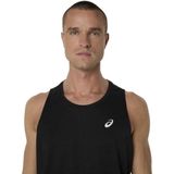 Asics - Core - Mouwloos T-shirt - Zwart - Gerecycled Materiaal