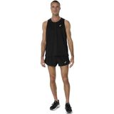 Asics - Core - Mouwloos T-shirt - Zwart - Gerecycled Materiaal