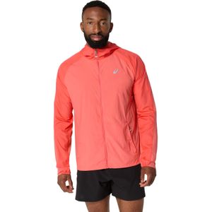 ASICS Road Packable Jacket - Coral Reef - Heren