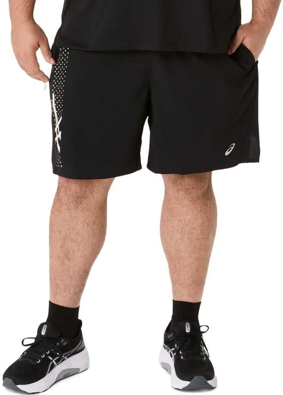 Asics - Icon 7in Short - Zwart - Katoen