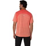Asics road ss t-shirt in de kleur oranje.