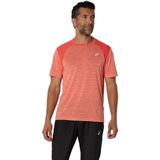 Asics road ss t-shirt in de kleur oranje.