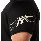 Asics Icon Short Sleeve Top Heren - Lichtgewicht Ademend - Comfortabel