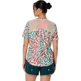 Asics Runningshirt - Birch - All Over Print - Sportief
