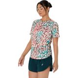 Asics Runningshirt - Birch - All Over Print - Sportief