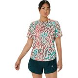 Asics Runningshirt - Birch - All Over Print - Sportief