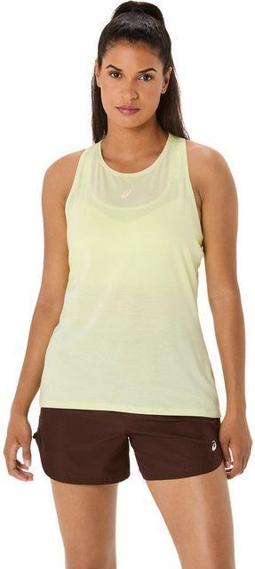 Asics - Nagino Run - T-shirt - Zwart - Ademend Materiaal