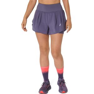 Asics Womens Road 2-n-1 3,5 Short Hardloopshort (Dames |meerkleurig)