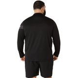 Asics - Icon LS 1/2 Zip - Hardlooptop - Zwart - Gerecycled Materiaal