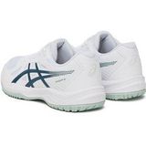 ASICS - UPCOURT 6 - Zaalschoenen - Wit/Tranquil Teal - Voor Binnensport