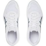 ASICS - UPCOURT 6 - Zaalschoenen - Wit/Tranquil Teal - Voor Binnensport