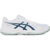 ASICS - UPCOURT 6 - Zaalschoenen - Wit/Tranquil Teal - Voor Binnensport