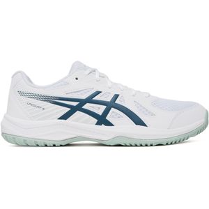 ASICS - UPCOURT 6 - Zaalschoenen - Wit/Tranquil Teal - Voor Binnensport