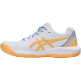ASICS Gel-Dedicate 8 - Padelschoenen - Wit Oranje Glow