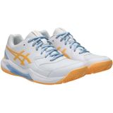 ASICS Gel-Dedicate 8 - Padelschoenen - Wit Oranje Glow