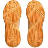 ASICS Gel-Dedicate 8 - Padelschoenen - Wit Oranje Glow