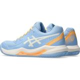 ASICS - Gel-Dedicate - Padelschoenen - Lichtblauw/Ecru/Oranje