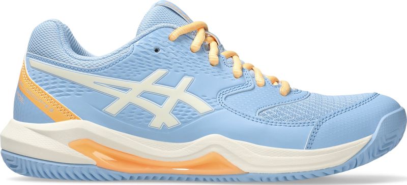 ASICS - Gel-Dedicate - Padelschoenen - Lichtblauw/Ecru/Oranje