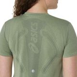 ASICS - Road Seamless SS Top - T-shirt - Monument Blue - Stretchstof