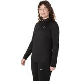 ASICS - Core 1/2 Zip - T-shirt - Zwart - Geborsteld