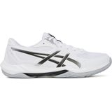 Badmintonschoenen - Wit/Zwart - Vetersluiting - Laag - Rubber Zool