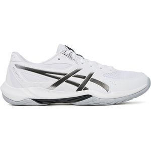 Badmintonschoenen - Wit/Zwart - Vetersluiting - Laag - Rubber Zool