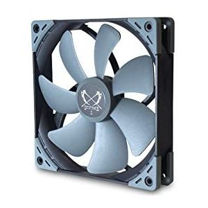 Scythe Kaze Flex Slim PWM ventilator, 300-1200 rpm (120 mm, 1 x), PC ventilator, Zwart