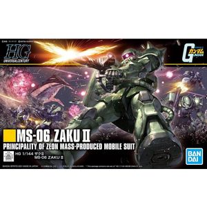 Gundam: High Grade - MS-06 Zaku II 1:144 Scale Model Kit