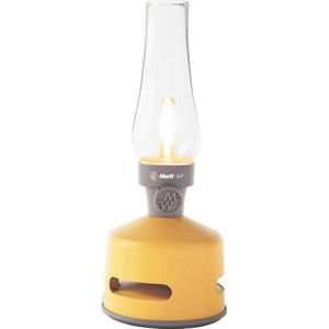 MoriMori - LED Buitenlamp/Lantaarn met Bluetooth Speaker - Snug Room - Geel